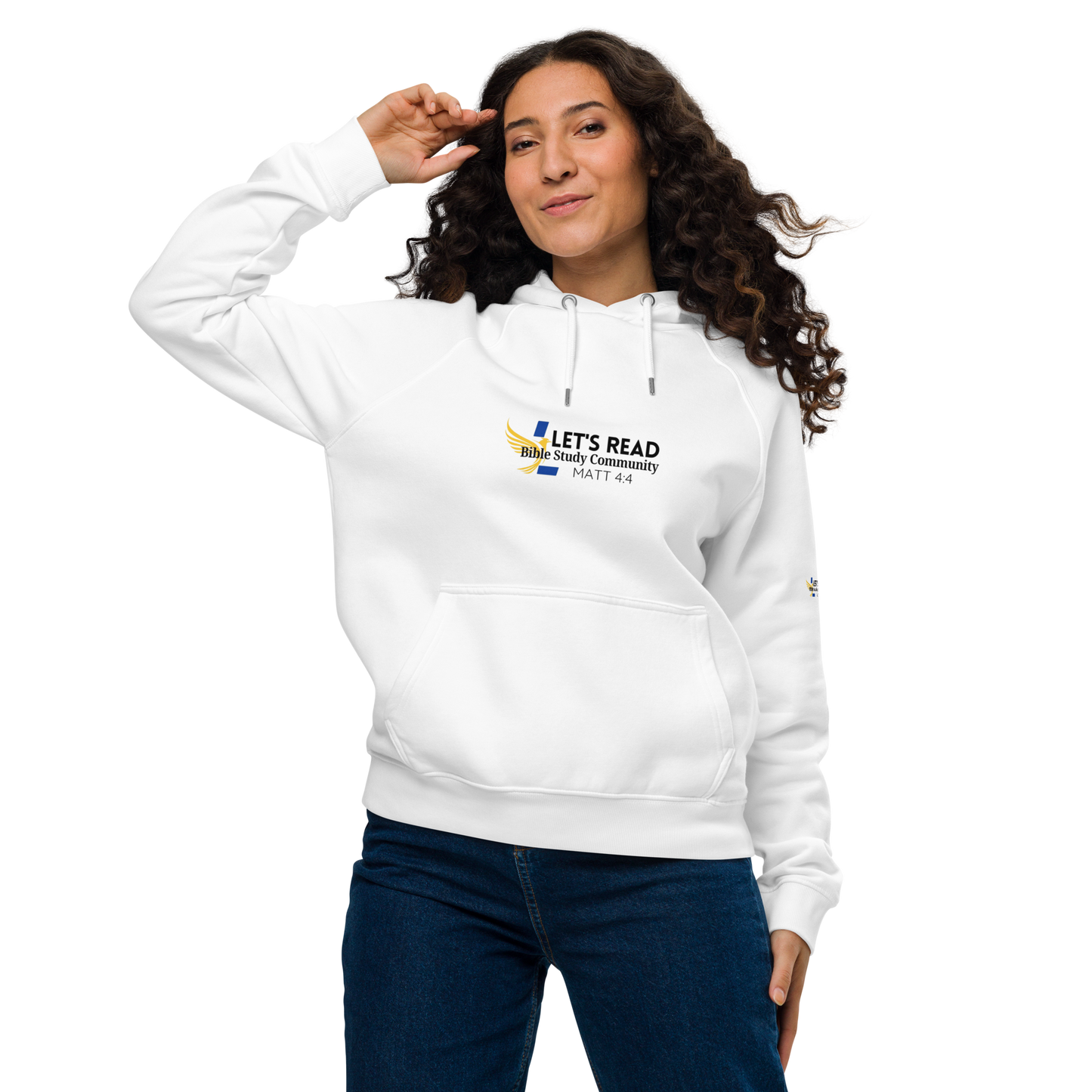Unisex eco raglan hoodie
